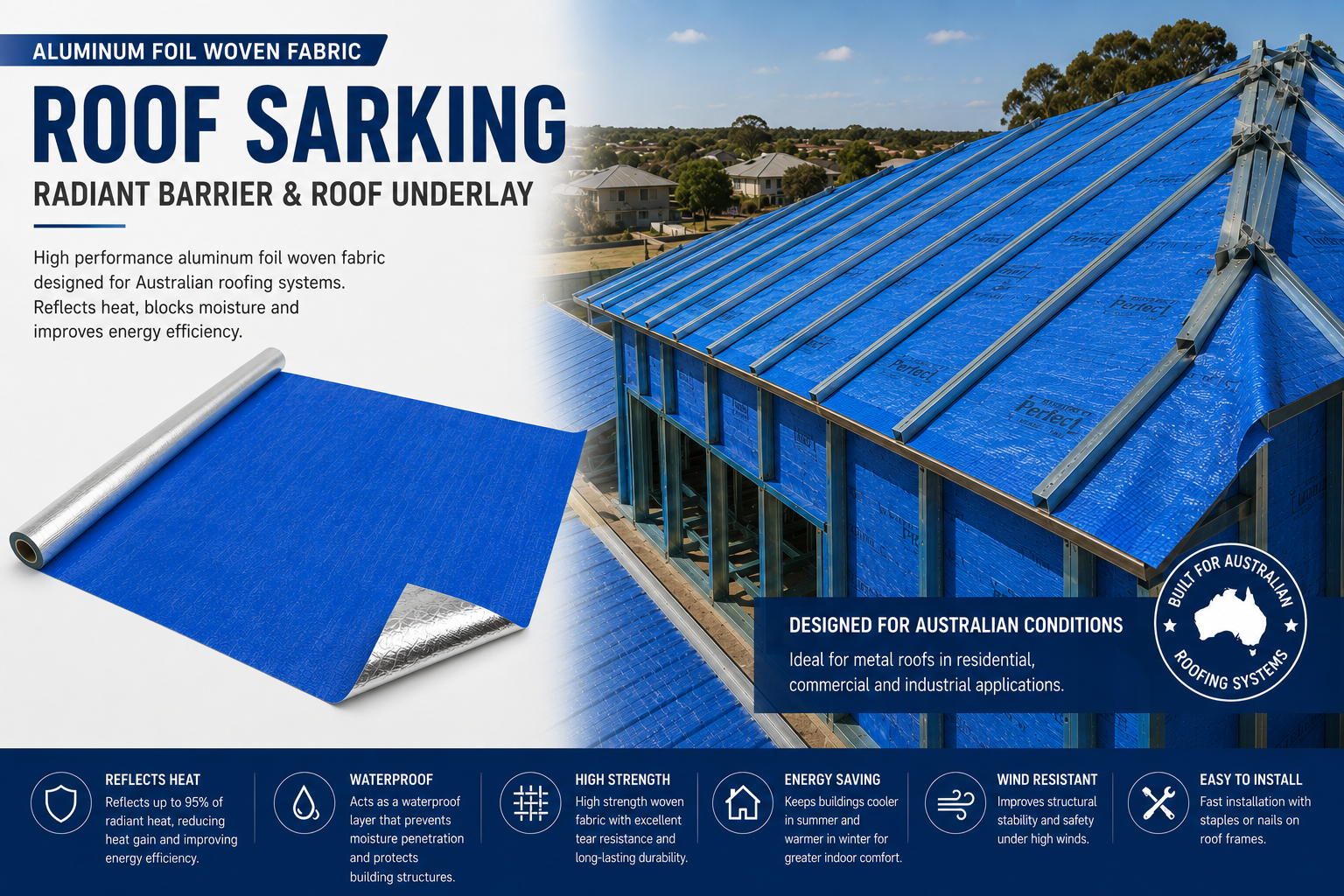 Aluminum foil woven fabric - Manufacturer of foil lamination