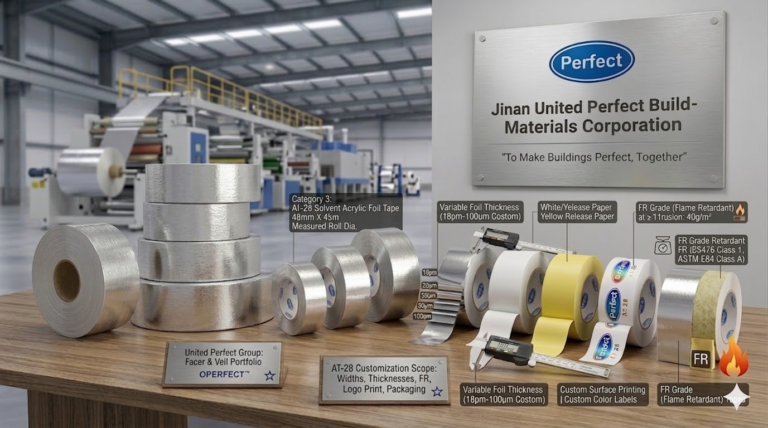 Technical White Paper: OPERFECT™ AT-28 – Redefining Industry Standards for High-Tack Aluminum Foil Tape and Customization
